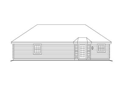Cabin House Plan #5633-00125 Elevation Photo