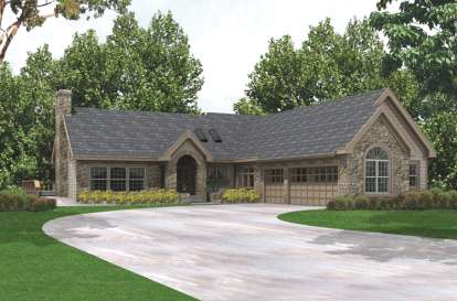 European House Plan #5633-00126 Elevation Photo