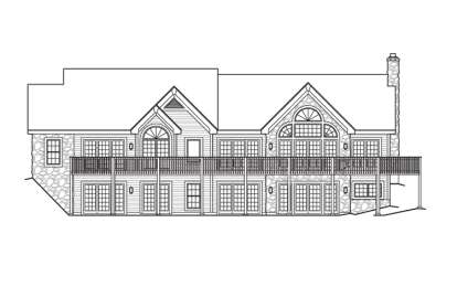 European House Plan #5633-00126 Elevation Photo