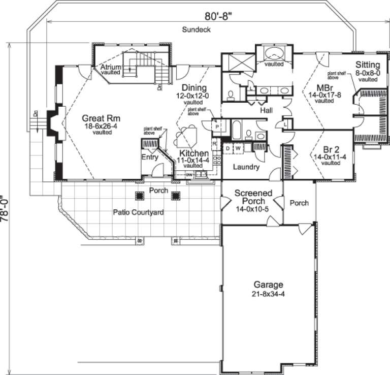 House Plan House Plan #14541 Drawing 1