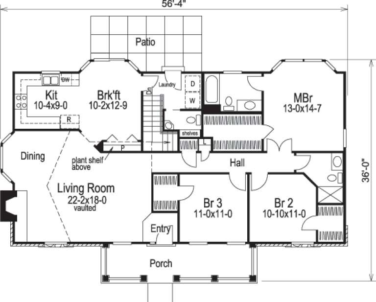 House Plan House Plan #14547 Drawing 1