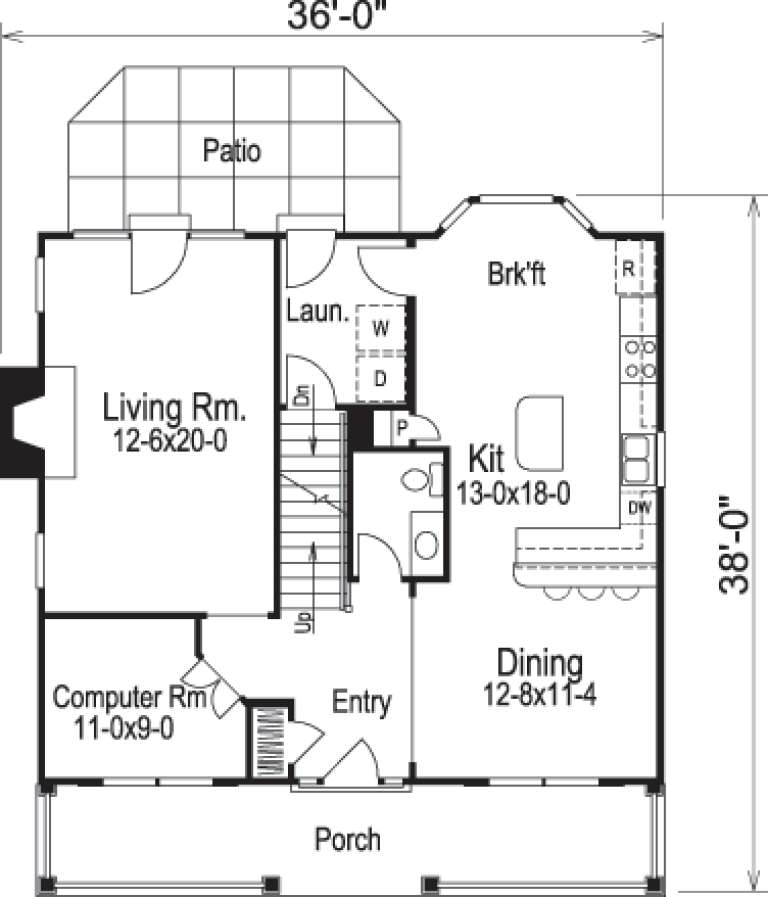 House Plan House Plan #14548 Drawing 1
