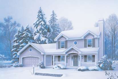 Traditional House Plan #5633-00133 Elevation Photo