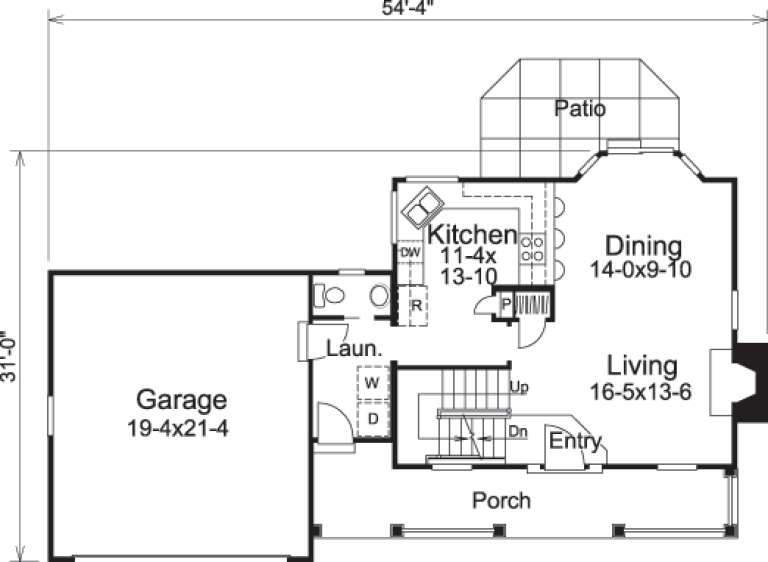 House Plan House Plan #14549 Drawing 1