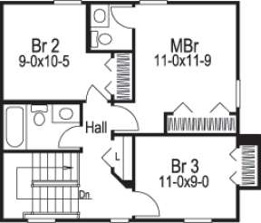 Floorplan 2 for House Plan #5633-00133