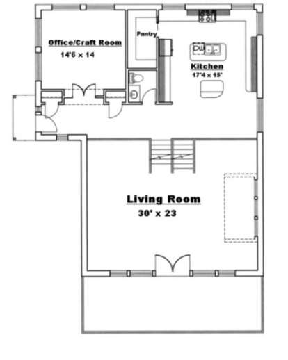 First Floor for House Plan #039-00192
