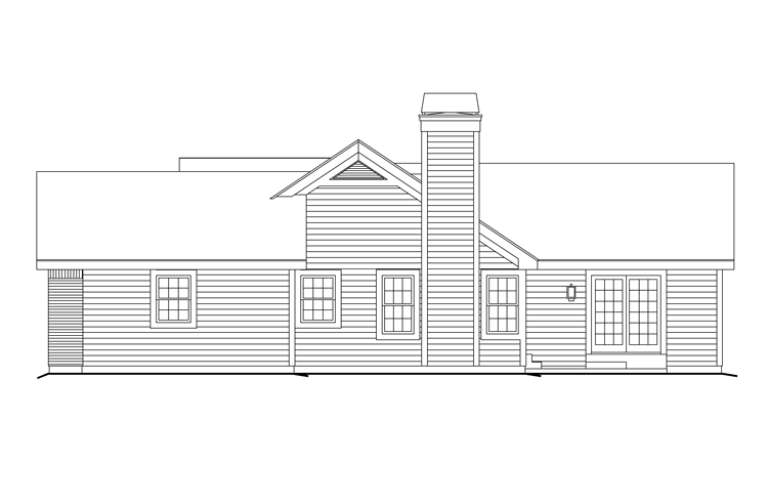 Ranch House Plan #5633-00135 Additional Photo