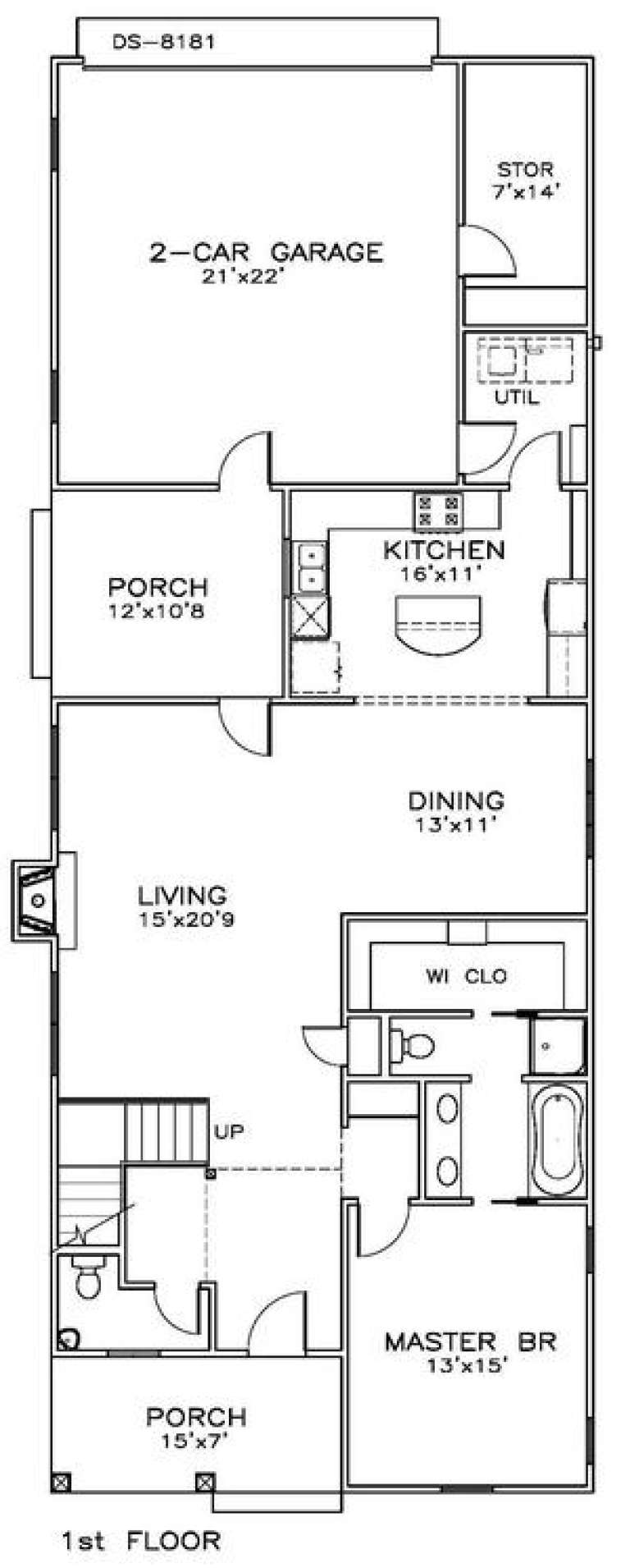 House Plan House Plan #14554 Drawing 1