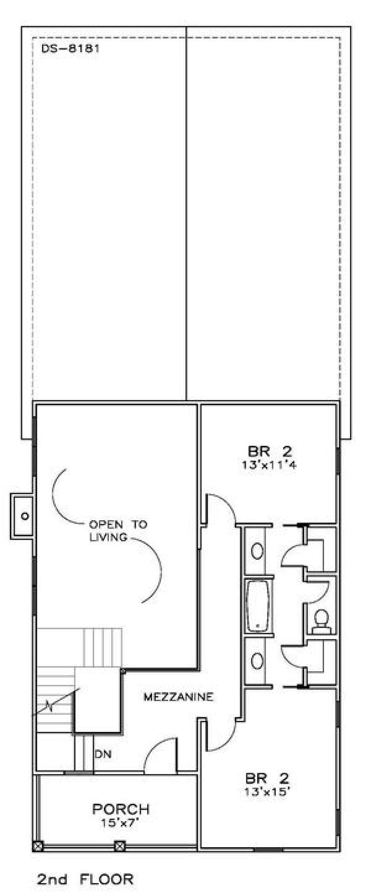 Floorplan 2 for House Plan #6471-00045