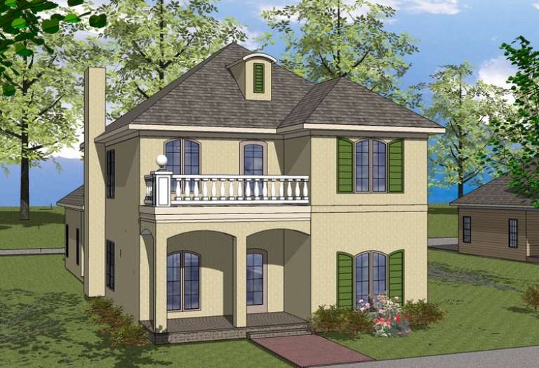 French Country House Plan #6471-00047 Elevation Photo