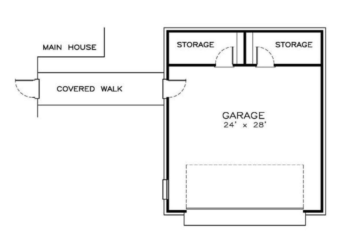 Garage for House Plan #6471-00048