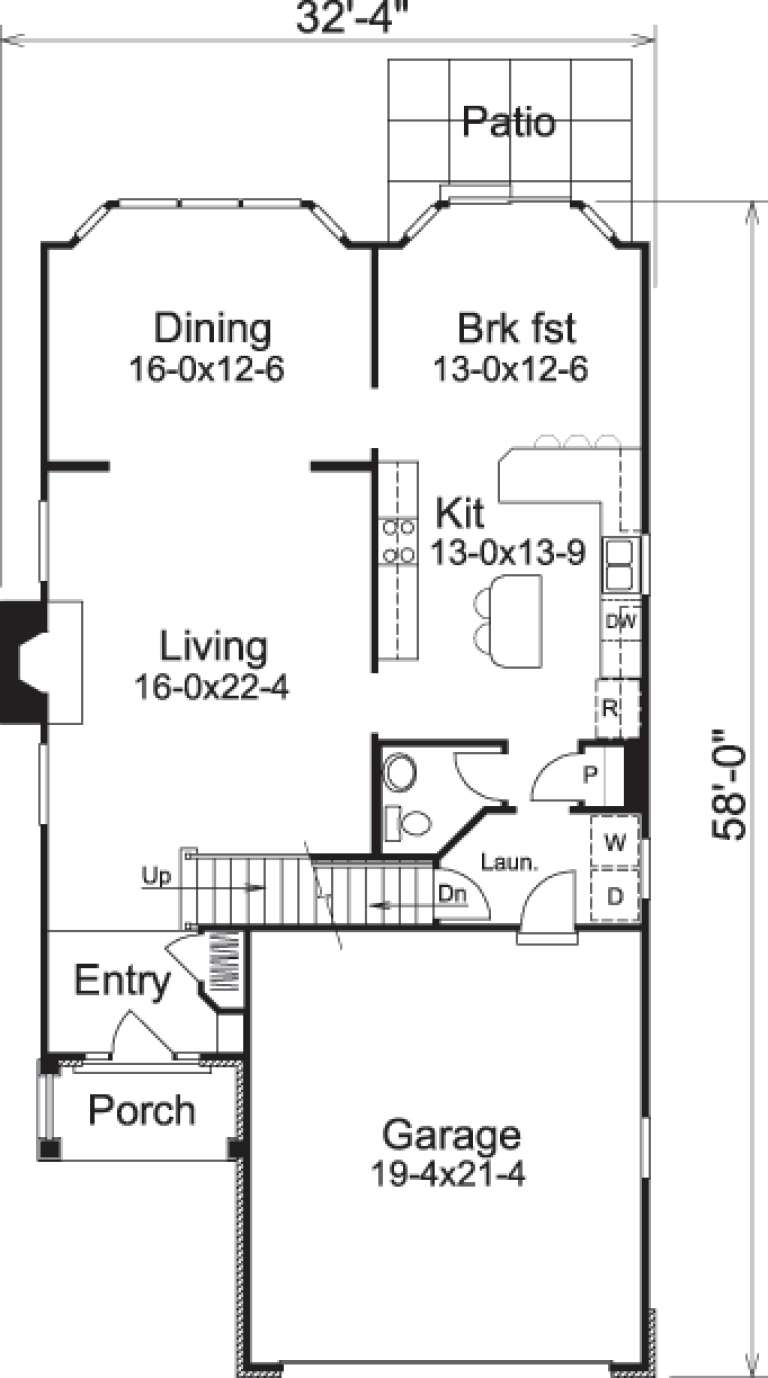 House Plan House Plan #14558 Drawing 1