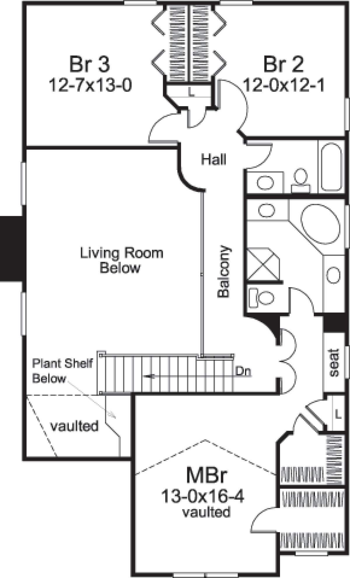 Floorplan 2 for House Plan #5633-00137
