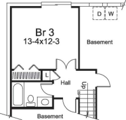 Floorplan 2 for House Plan #5633-00138