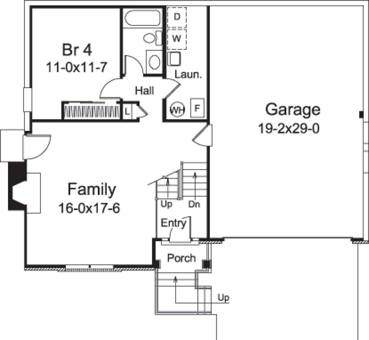 Floorplan 2 for House Plan #5633-00139