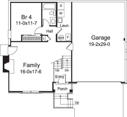 Floorplan 2 for House Plan #5633-00139