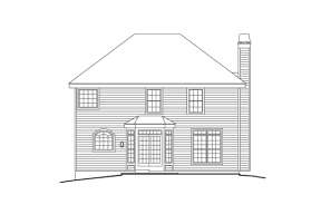 Traditional House Plan #5633-00140 Elevation Photo