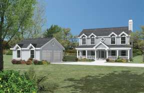 Country House Plan #5633-00141 Elevation Photo