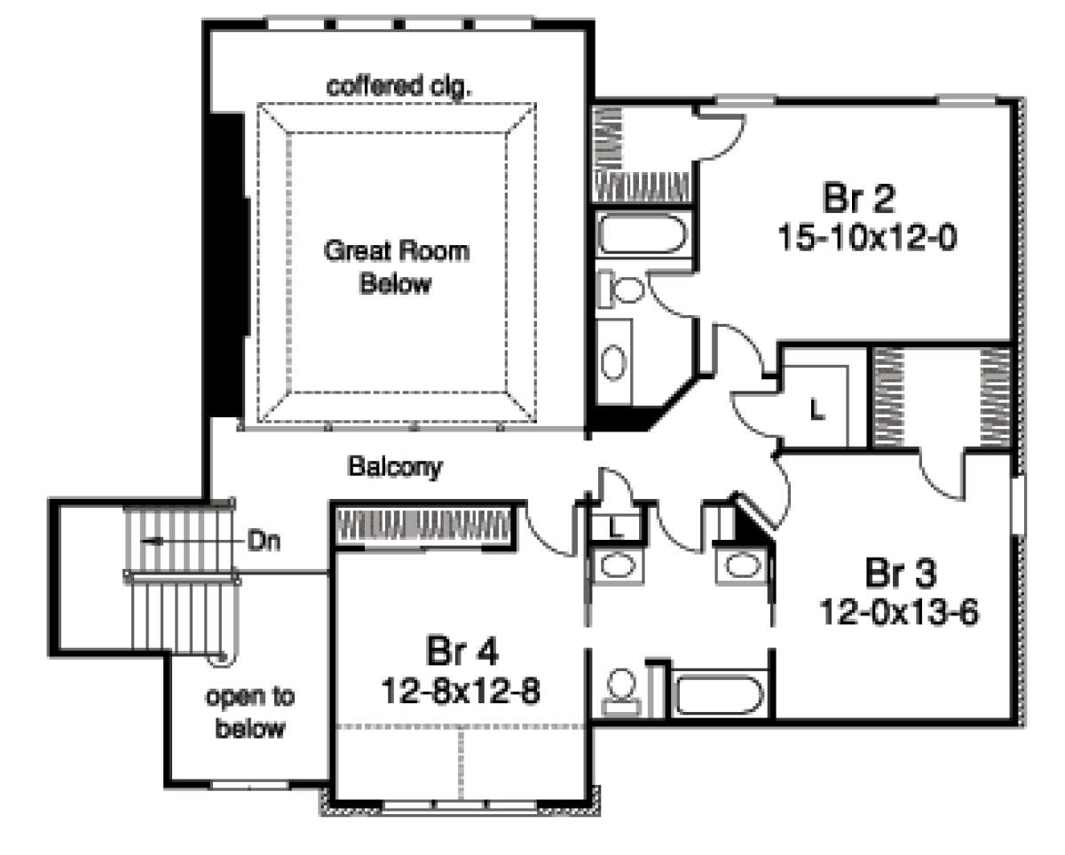Floorplan 2 for House Plan #5633-00142