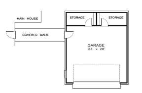 Garage for House Plan #6471-00050