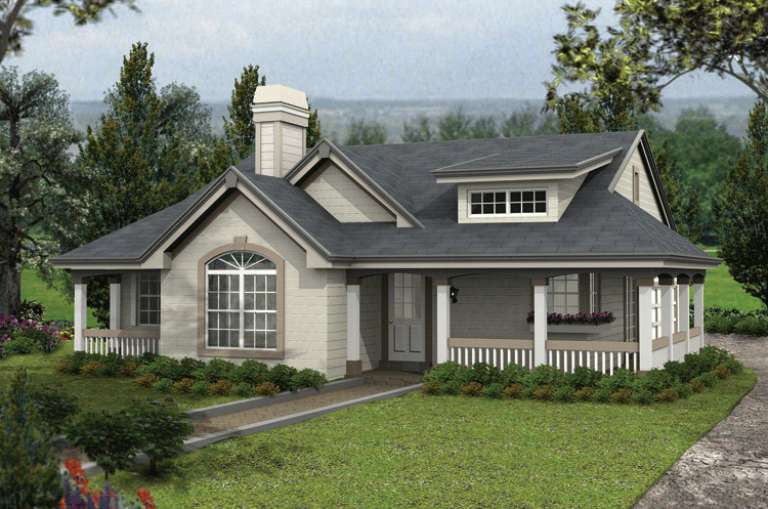 Country House Plan #5633-00143 Elevation Photo