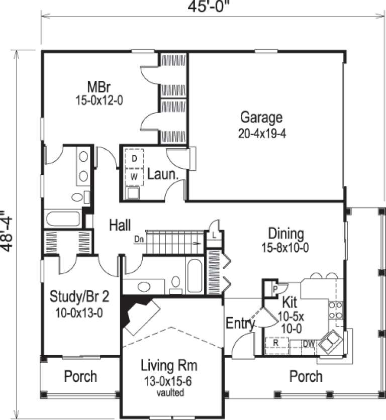 House Plan House Plan #14566 Drawing 1