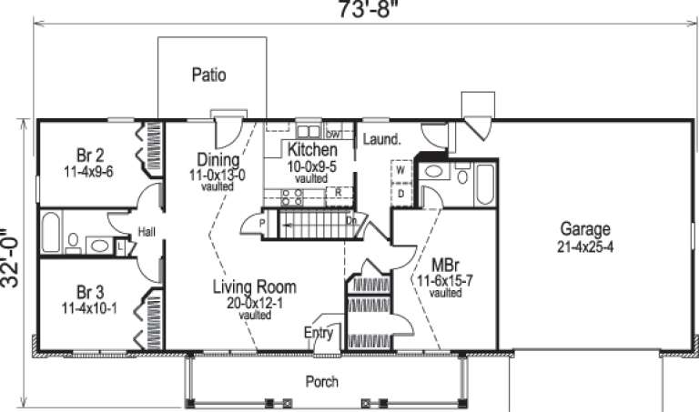 House Plan House Plan #14567 Drawing 1