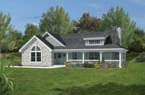 Cottage House Plan #5633-00145 Elevation Photo