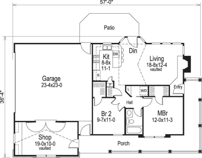 House Plan House Plan #14568 Drawing 1