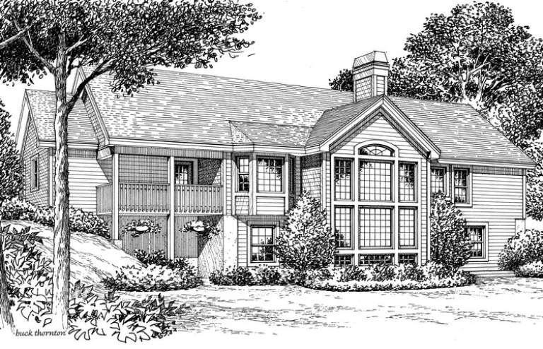 Traditional House Plan #5633-00146 Elevation Photo