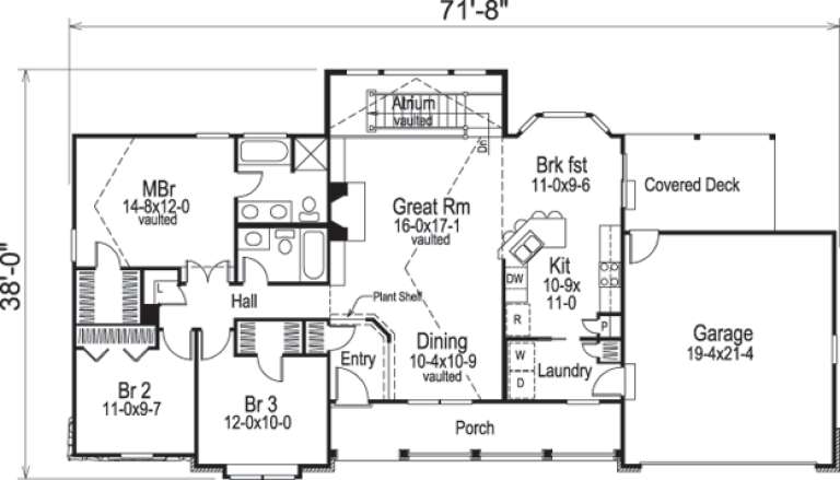 House Plan House Plan #14569 Drawing 1