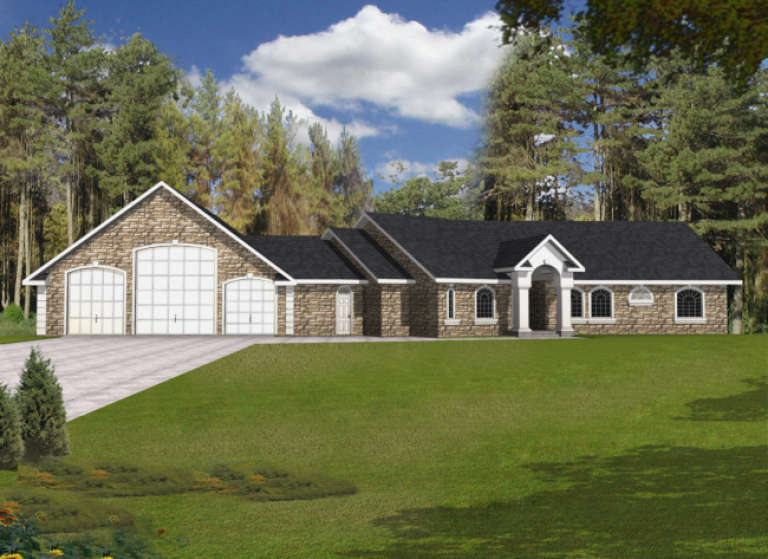 House Plan House Plan #1457 Front Elevation