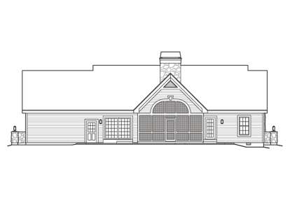 Country House Plan #5633-00147 Elevation Photo
