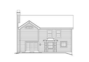 Traditional House Plan #5633-00148 Elevation Photo