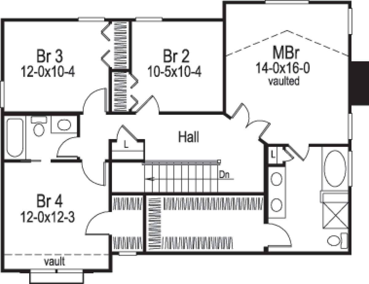 Floorplan 2 for House Plan #5633-00148