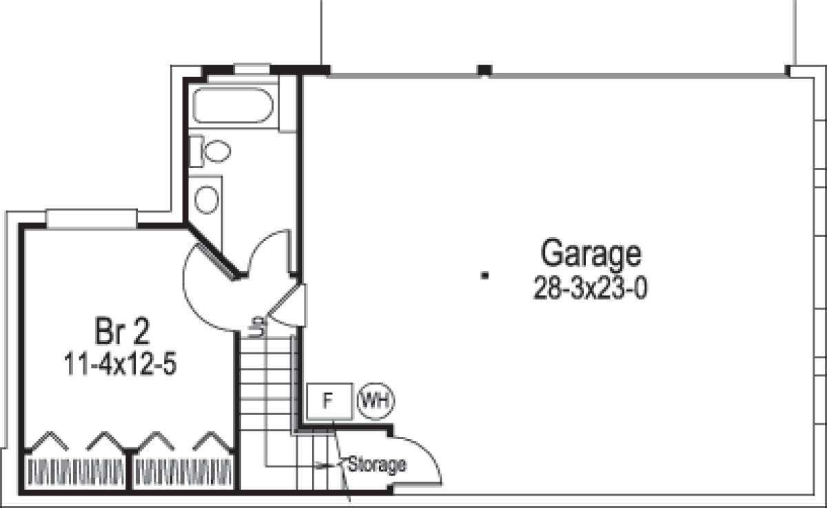 Floorplan 2 for House Plan #5633-00149