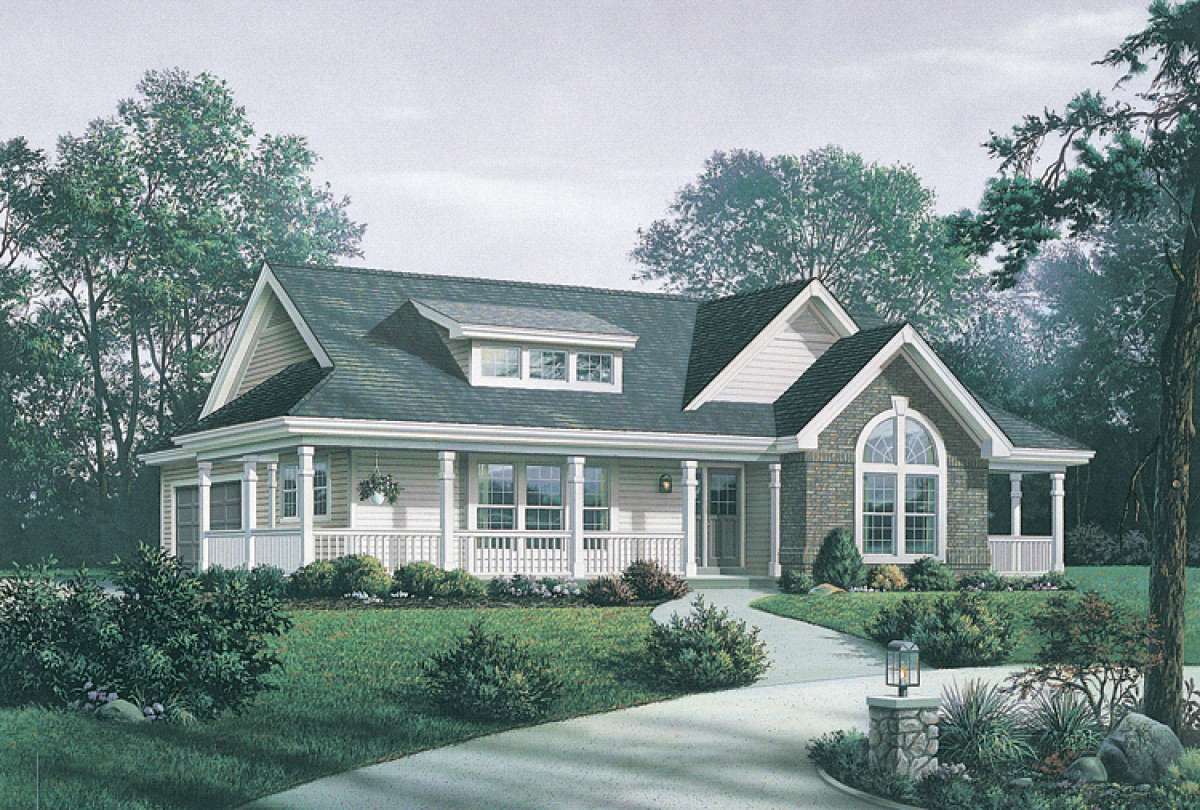 Country House Plan #5633-00150 Elevation Photo
