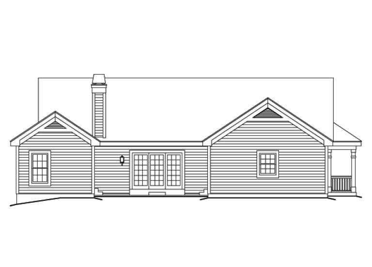Country House Plan #5633-00150 Elevation Photo