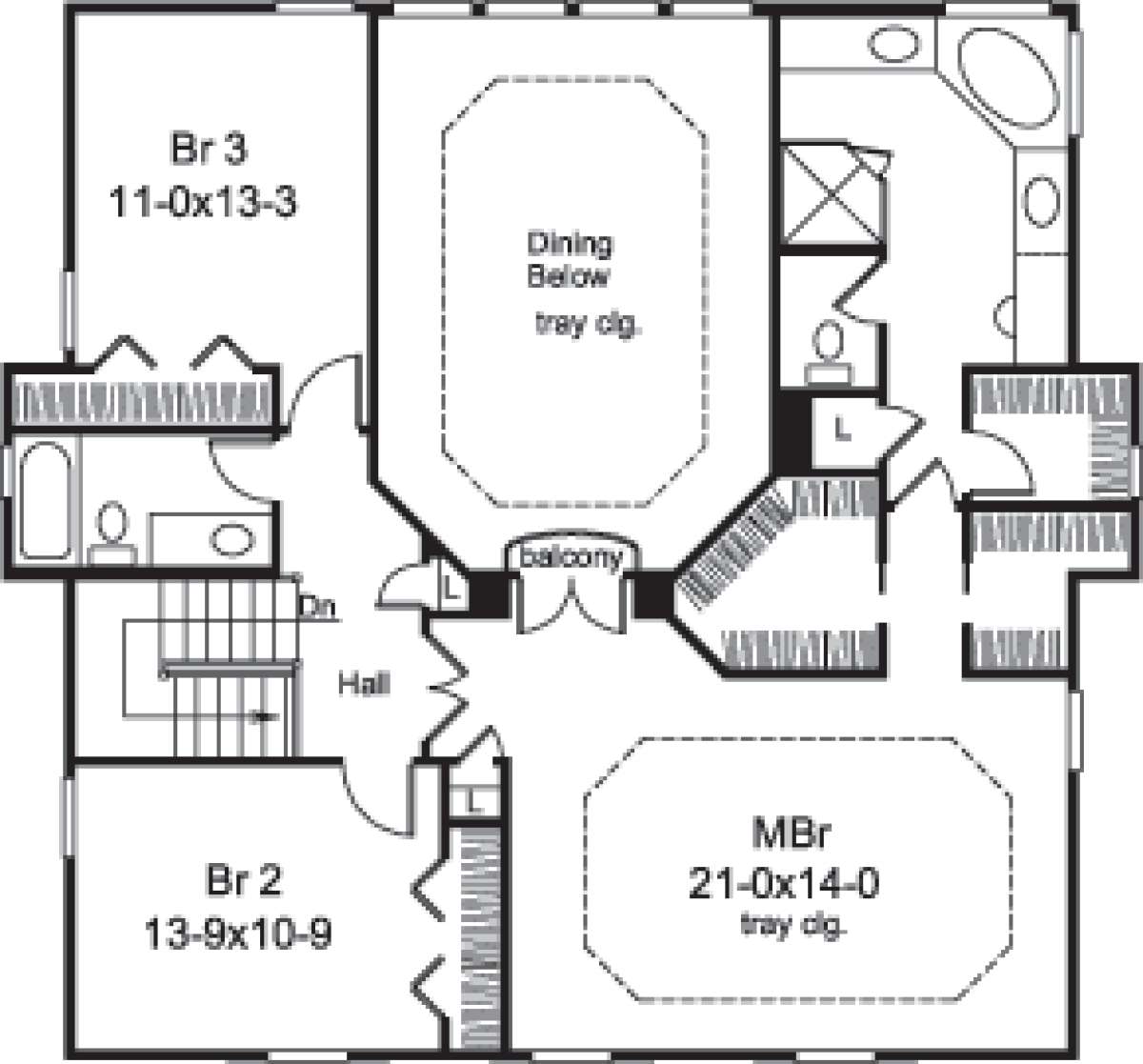 Floorplan 2 for House Plan #5633-00151