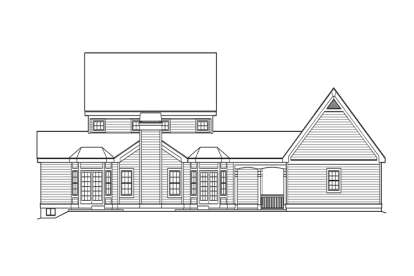 Farmhouse House Plan #5633-00155 Elevation Photo