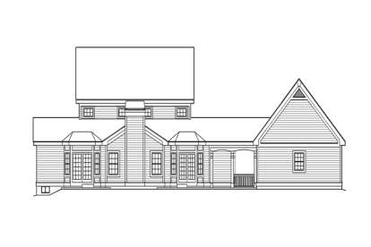 Farmhouse House Plan #5633-00155 Elevation Photo