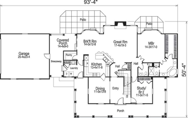 House Plan House Plan #14578 Drawing 1