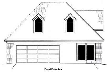 Contemporary House Plan #6471-00051 Elevation Photo