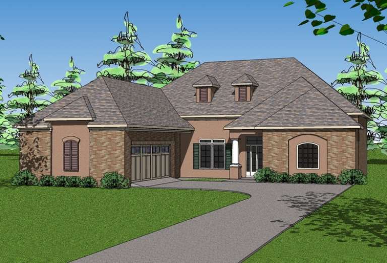 House Plan House Plan #14581 Front Elevation