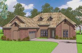 French Country House Plan #6471-00053 Elevation Photo