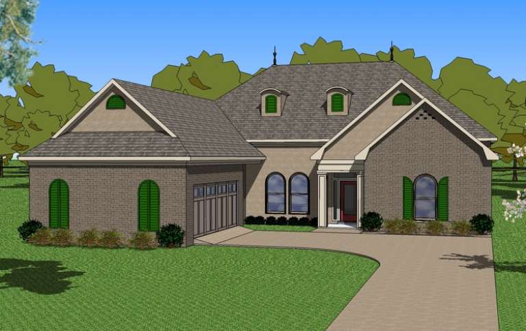 House Plan House Plan #14583 Front Elevation