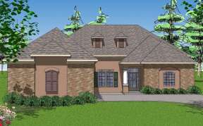 French Country House Plan #6471-00057 Elevation Photo