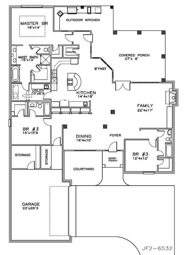 House Plan House Plan #14588 Drawing 1
