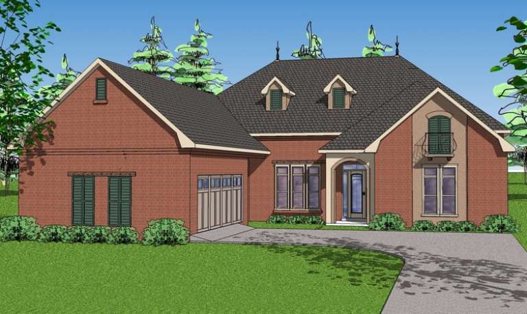 House Plan House Plan #14590 Front Elevation