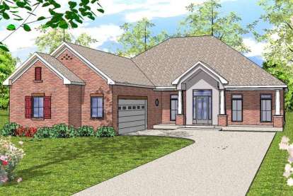 Southern House Plan #6471-00064 Elevation Photo